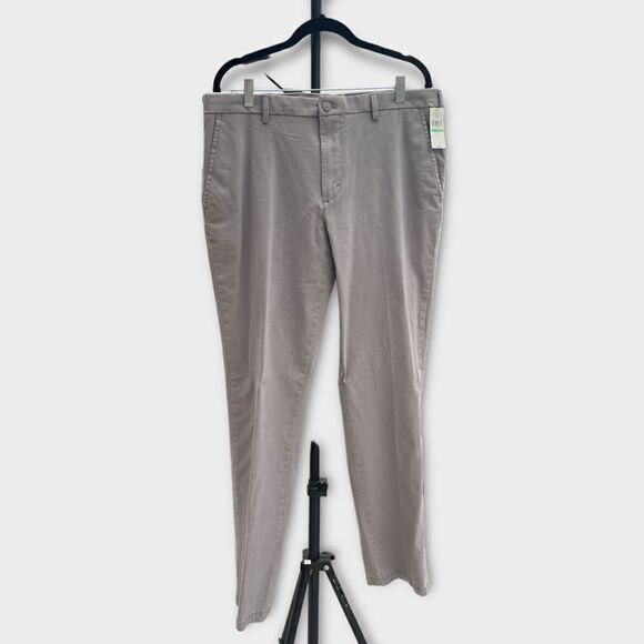 Izod Gray Straight Leg Classic Casual Preppy Streetwear Pants Size 34/32 - Picture 1 of 7